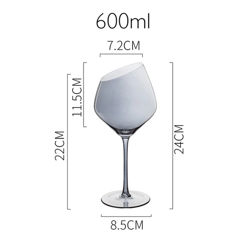 Jinyoujia-Rainbow Wine Glass, Lon Plated, Gradual Change, Seven Color Goblet, Northern Europe, Dazzle, Cup, Champagne, Red Wine