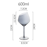 Thumbnail for Jinyoujia-Rainbow Wine Glass, Lon Plated, Gradual Change, Seven Color Goblet, Northern Europe, Dazzle, Cup, Champagne, Red Wine