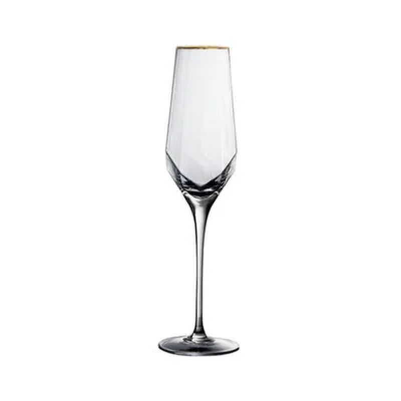 300-550Ml Creative Wine Glass Champagne Glass Wine Glass Hotel Home Simple Diamond Glass Goblet