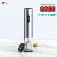 Thumbnail for Automatic Bottle Opener Electric Wine Bottle Opener Corkscrew Foil Cutter Set Red Wine Openers Jar Opener Kitchen Accessories