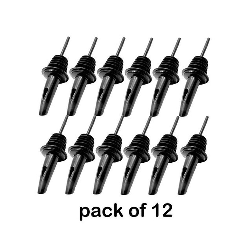 Wine Pourer Stopper Bottle Pourer Pourers for Liquor Bottle Bottle Stopper with Tapered Spout Bar Accessories Set of 12