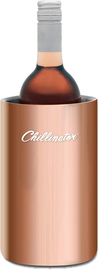 Thumbnail for Premium Iceless Wine Chiller Bucket – Champagne Bucket - Insulated Double Walled to Keep 750Ml White Wine Bottles Colder for Longer Wine Bottle Cooler Bucket or Champagne Chiller (Copper)