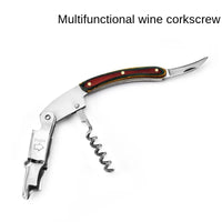 Thumbnail for Multifunctional Portable Stainless Steel Wine Corkscrew Hippocampus Wine Opener with Professional Spiral Corkscrew Kitchen Tools