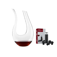 Thumbnail for High Grade 1500ML Crystal U-Shaped Wine Decanter Gift Box Harp Swan Decanter Creative Wine Separator Wine Set Decanter Set