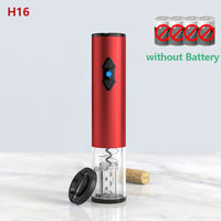 Thumbnail for Automatic Bottle Opener Electric Wine Bottle Opener Corkscrew Foil Cutter Set Red Wine Openers Jar Opener Kitchen Accessories