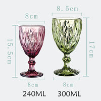 Thumbnail for Retro Colored Wine Glass European Style Goblet Wedding Bar Decorative Stemware Hot Selling 2021