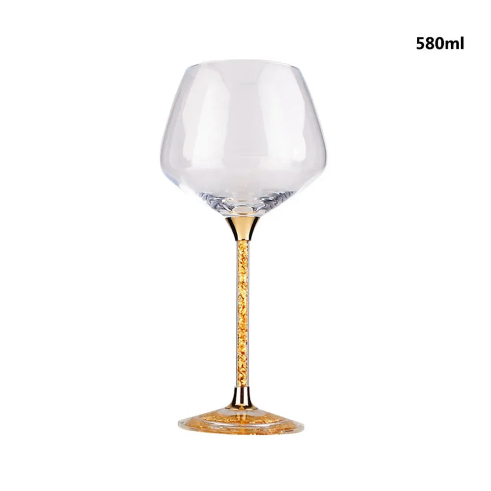 Promotional Wine Glasses Stained Glass Stand Crystal Wedding Grooms Glasses Decoration Goods for Creativity Fashion Home Glass