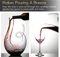 Thumbnail for Wine Decanter Swan Red Wine Decanters Hand Blown Wine Decanter and Carafe Decanter for Wine