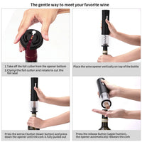 Thumbnail for Newest Electric Wine Opener Automatic Corkscrew Wine Bottle Opener Bar Kitchen Tools Rechargeable & Battery Style Wine Corkscrew