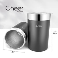 Thumbnail for Wine Chiller - Premium Iceless Wine Cooler, Keeps All 750Ml Bottles Cold for Hours, Elegant Insulated Champagne Bucket & Wine Bottle Cooler Ice Bucket, Black