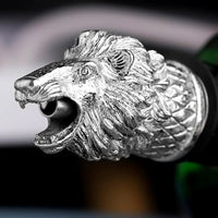 Thumbnail for Dispenser for Wine Jagermeister Zinc Alloy Deer Elk Lion Head Mouth Wine Pourer Wine Extractor Silver Pourers Bar Accessories