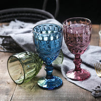 Thumbnail for Retro Colored Wine Glass European Style Goblet Wedding Bar Decorative Stemware Hot Selling 2021